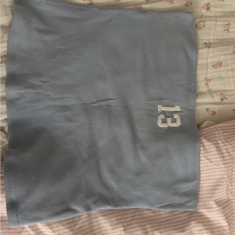 brandy melville inspired Blue strapless Women's top